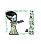 アンデッド動く⚰️フランケンの花嫁（個別スタンプ：11）