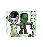 アンデッド動く⚰️フランケンの花嫁（個別スタンプ：17）
