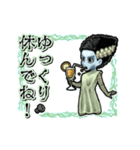 アンデッド動く⚰️フランケンの花嫁（個別スタンプ：19）