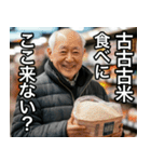 古古古米を食べにここ来ない？（個別スタンプ：4）