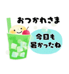 ず～っと使えるオトナメルヘン＊ちょっと夏（個別スタンプ：8）