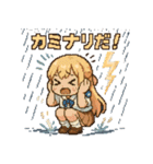 本音バレバレJKゆなぴの夏スタンプ（個別スタンプ：19）