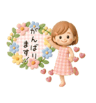 背景が動く【3D】夏♡大人ガーリー♡ボブ（個別スタンプ：11）