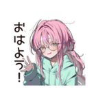 朝眠すぎ★寝起きボサ子（個別スタンプ：2）