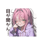 朝眠すぎ★寝起きボサ子（個別スタンプ：20）