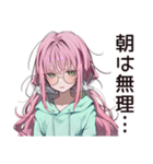 朝眠すぎ★寝起きボサ子（個別スタンプ：25）