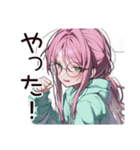 朝眠すぎ★寝起きボサ子（個別スタンプ：35）