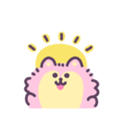 ゆめかわオオカミ(ふわふわ) 動くスタンプ（個別スタンプ：5）