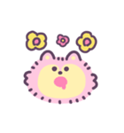 ゆめかわオオカミ(ふわふわ) 動くスタンプ（個別スタンプ：7）