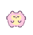 ゆめかわオオカミ(ふわふわ) 動くスタンプ（個別スタンプ：11）