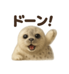 リアルすぎるワモンアザラシの感情日記（個別スタンプ：6）