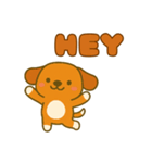 かわいいオレンジ犬の日常スタンプ（個別スタンプ：6）