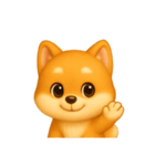 ふわかわ日和：柴犬（個別スタンプ：3）