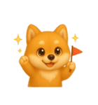 ふわかわ日和：柴犬（個別スタンプ：5）