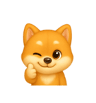 ふわかわ日和：柴犬（個別スタンプ：10）