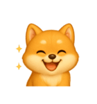 ふわかわ日和：柴犬（個別スタンプ：16）