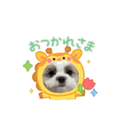 mix犬の挨拶スタンプ（個別スタンプ：5）
