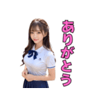 開放的なギャルの女子高校生（個別スタンプ：28）