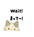 【毎日】ゆるねこ英日スタンプ（個別スタンプ：38）