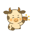 牛ベビーの生活 (タイ) Ver4（個別スタンプ：35）