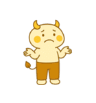 牛ベビーの生活 (タイ) Ver4（個別スタンプ：39）