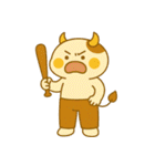 牛ベビーの生活 (タイ) Ver4（個別スタンプ：40）