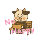 牛ベビーの生活 (えいご) Ver4（個別スタンプ：14）