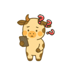 牛ベビーの生活 (えいご) Ver4（個別スタンプ：18）