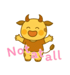 牛ベビーの生活 (えいご) Ver4（個別スタンプ：22）