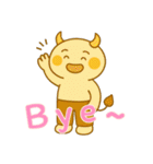 牛ベビーの生活 (えいご) Ver4（個別スタンプ：26）