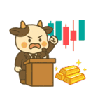 牛ベビーの生活 (えいご) Ver4（個別スタンプ：32）