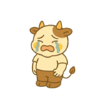 牛ベビーの生活 (えいご) Ver4（個別スタンプ：34）
