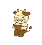 牛ベビーの生活 (えいご) Ver4（個別スタンプ：36）