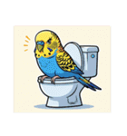 セキセイインコのキュートな日常（個別スタンプ：7）