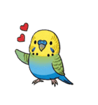 セキセイインコの楽しい1日（個別スタンプ：2）