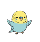 セキセイインコの楽しい1日（個別スタンプ：7）