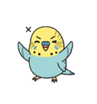 セキセイインコの楽しい1日（個別スタンプ：10）