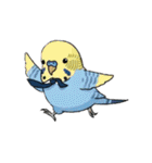セキセイインコの楽しい1日（個別スタンプ：18）