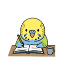 セキセイインコの楽しい1日（個別スタンプ：29）