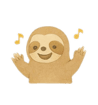 絵本風のんびりなまけものくん（個別スタンプ：24）