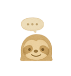 絵本風のんびりなまけものくん（個別スタンプ：27）