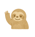 絵本風のんびりなまけものくん（個別スタンプ：28）