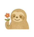 絵本風のんびりなまけものくん（個別スタンプ：29）