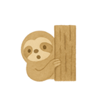絵本風のんびりなまけものくん（個別スタンプ：30）