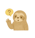 絵本風のんびりなまけものくん（個別スタンプ：33）