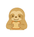 絵本風のんびりなまけものくん（個別スタンプ：34）