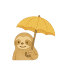 絵本風のんびりなまけものくん（個別スタンプ：36）