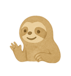 絵本風のんびりなまけものくん（個別スタンプ：40）
