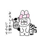 ダジャレ！ぶりぶりうさぎ（個別スタンプ：36）