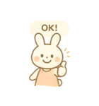 うさたまと使う♡日常バイリンガルスタンプ（個別スタンプ：30）